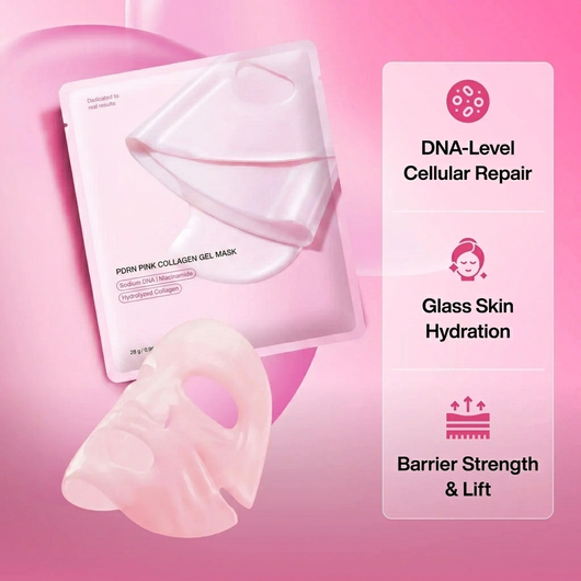 Salmon PDRN Collagen Gel Mask for Glass Skin