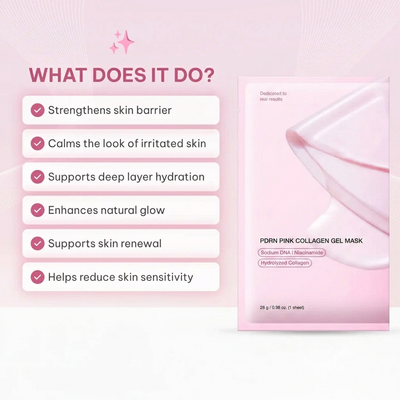 Salmon PDRN Collagen Gel Mask for Glass Skin
