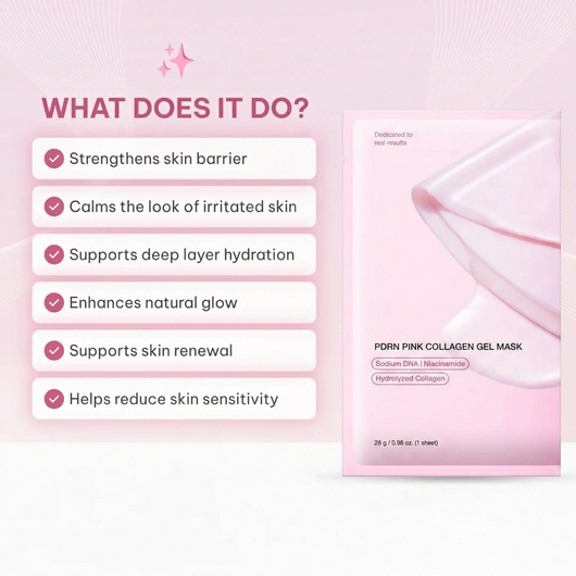 Salmon PDRN Collagen Gel Mask for Glass Skin
