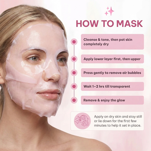 Salmon PDRN Collagen Gel Mask for Glass Skin